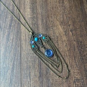 2 for $10 - Boho Long Pendant Necklace